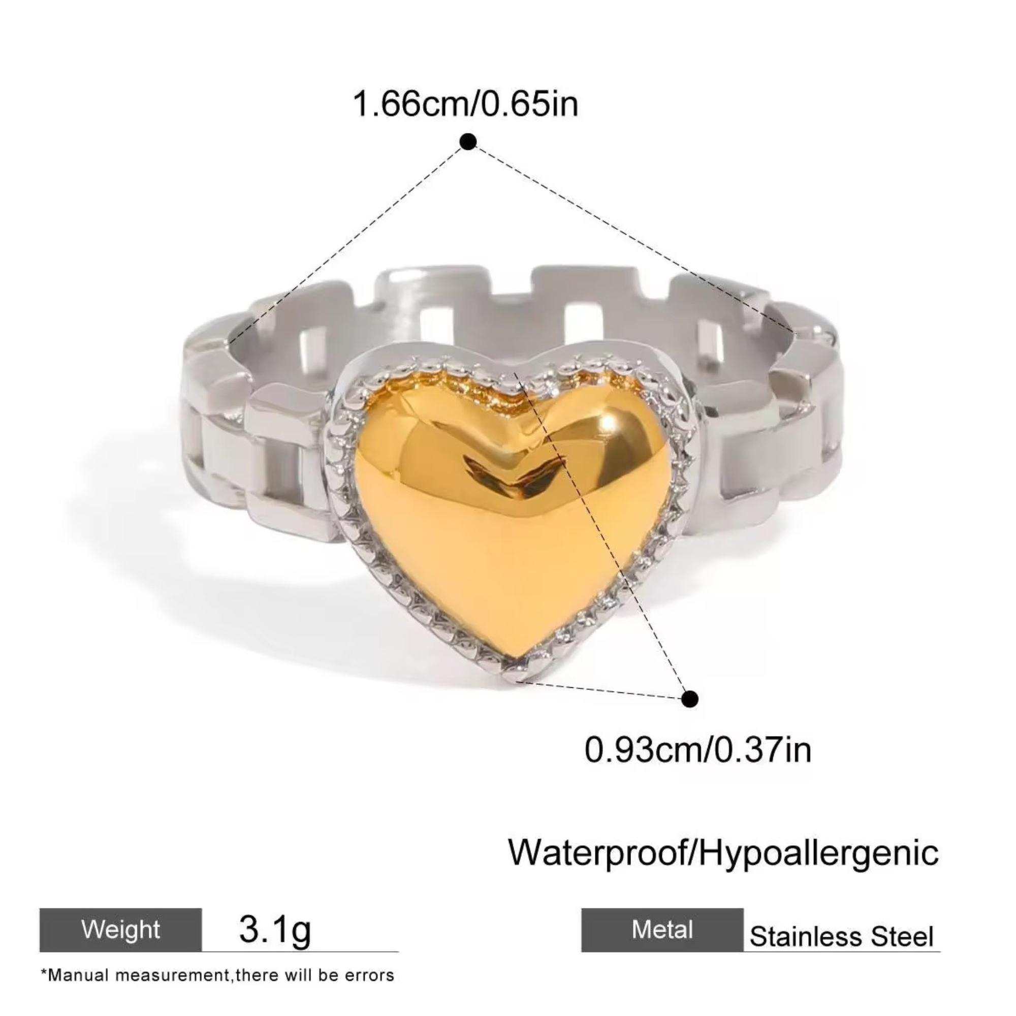 Keepsake Heart Ring