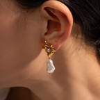 Blooming Pearl Earrings