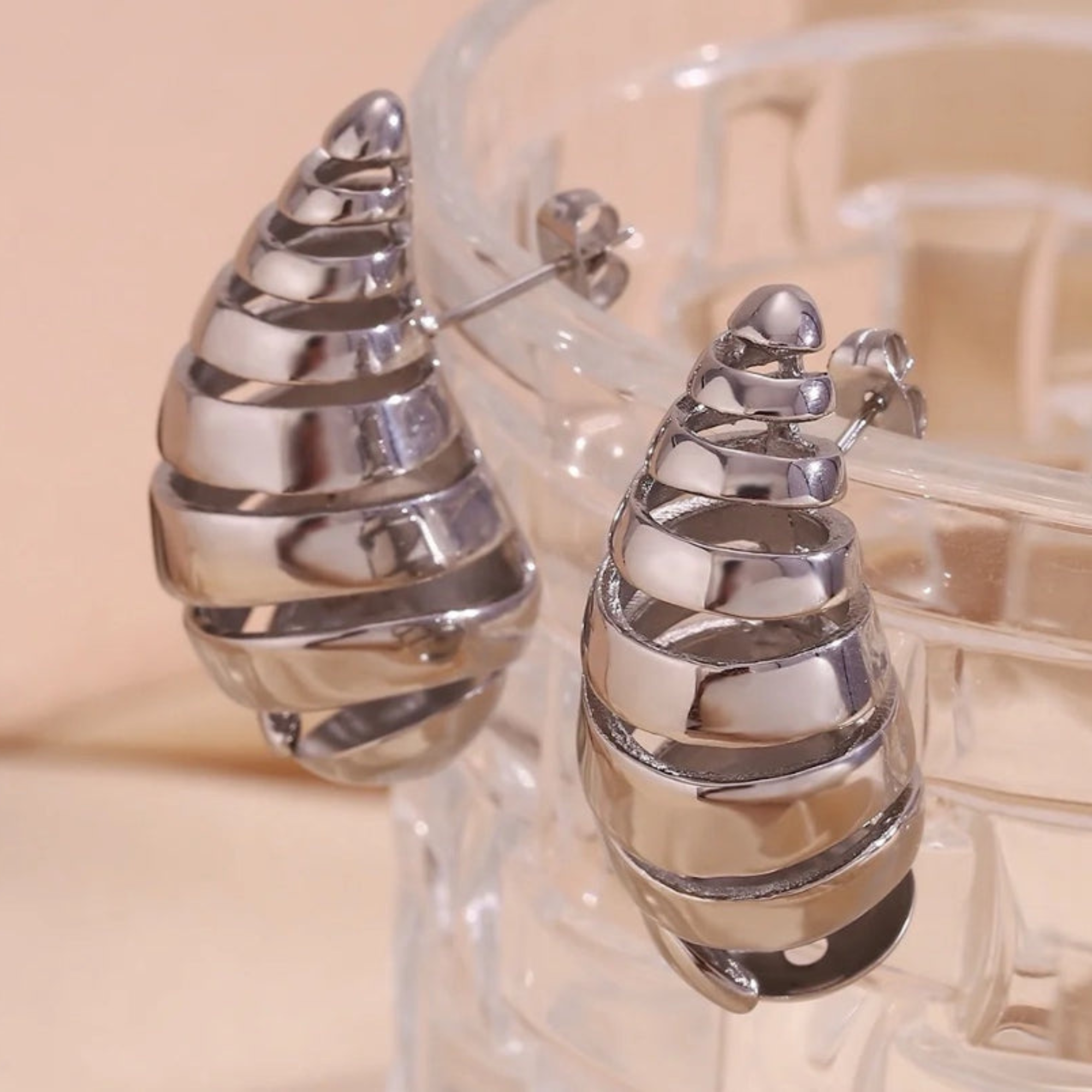 Botega Striped Earrings