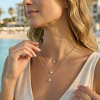 Dewdrop layered Necklace