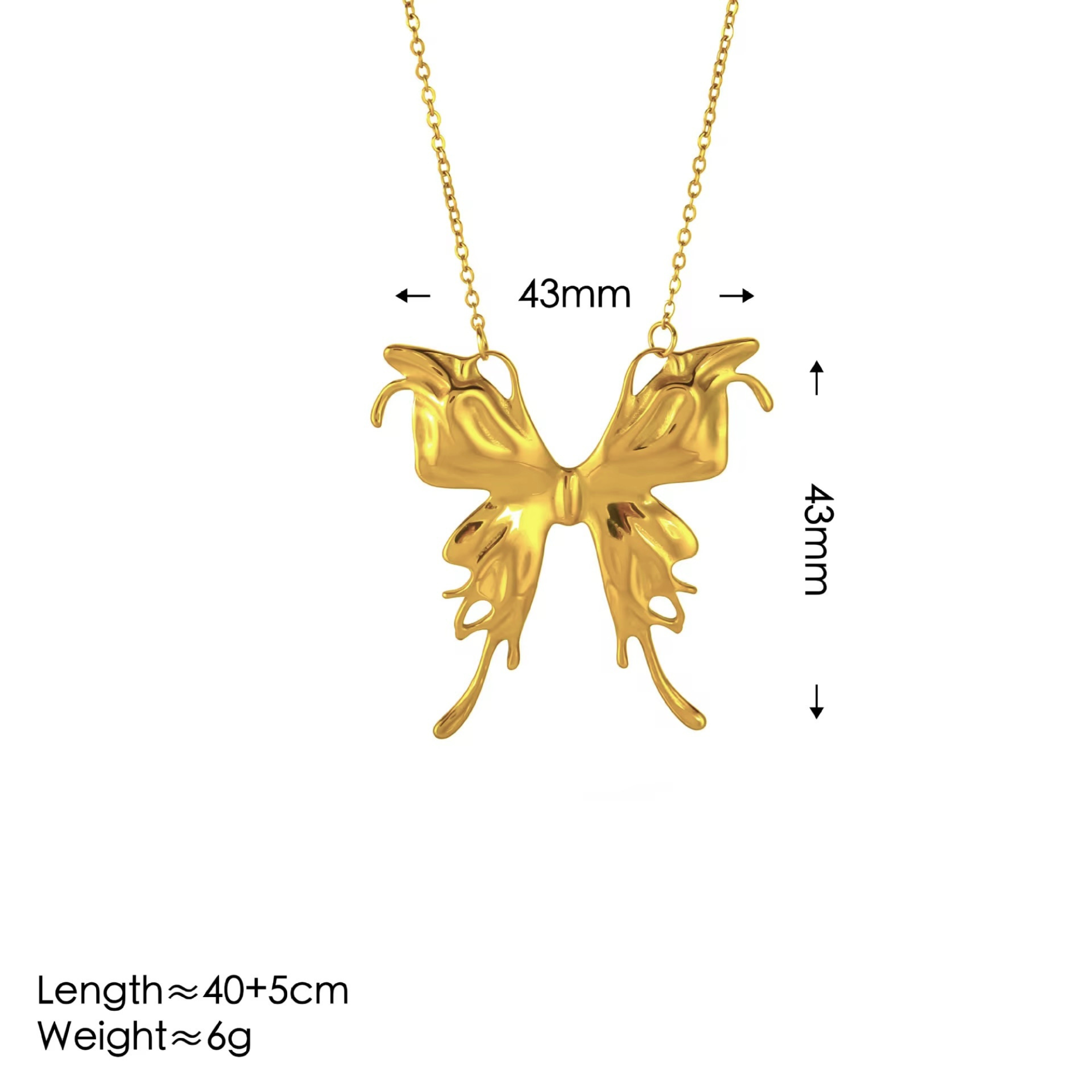 Molten Wings Necklace