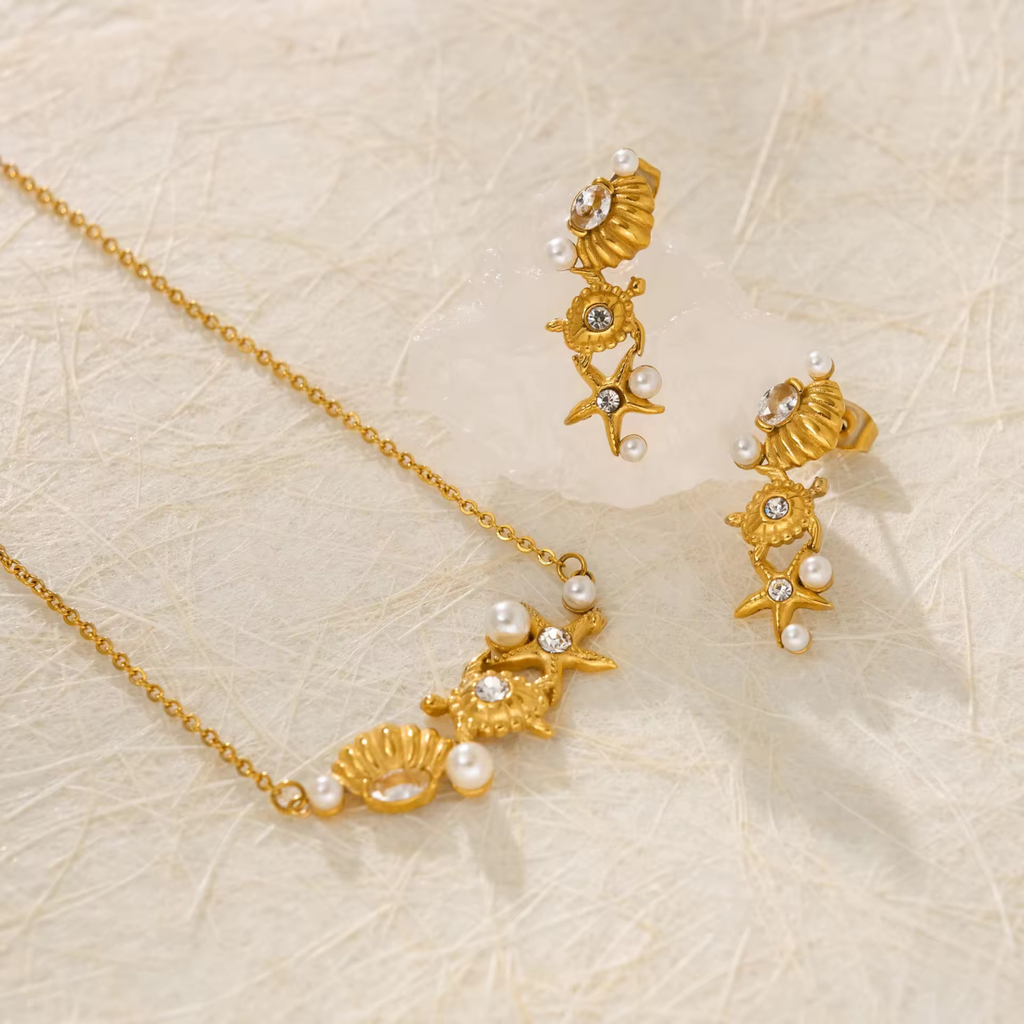 Aurelis Necklace & Earrings Set