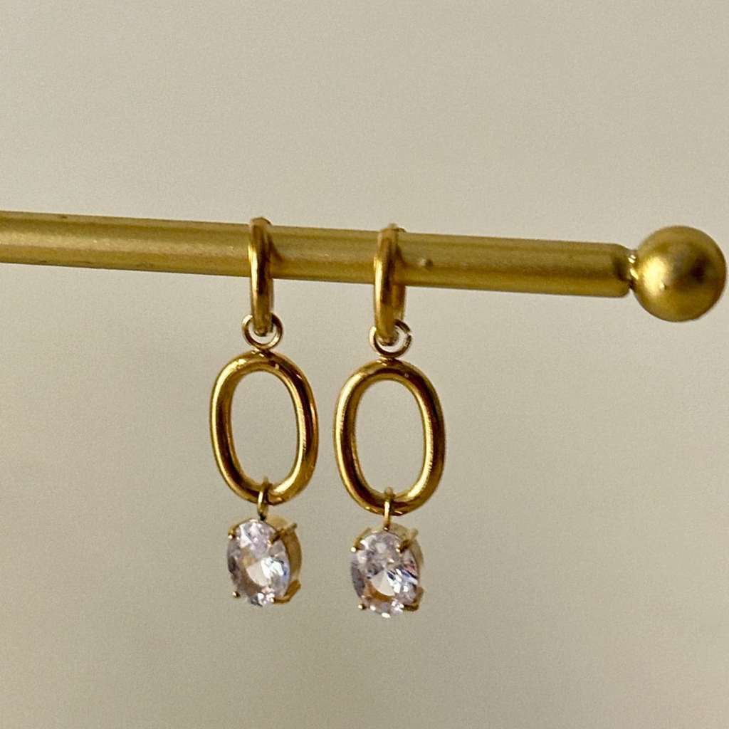 Zircon Drop Dangler