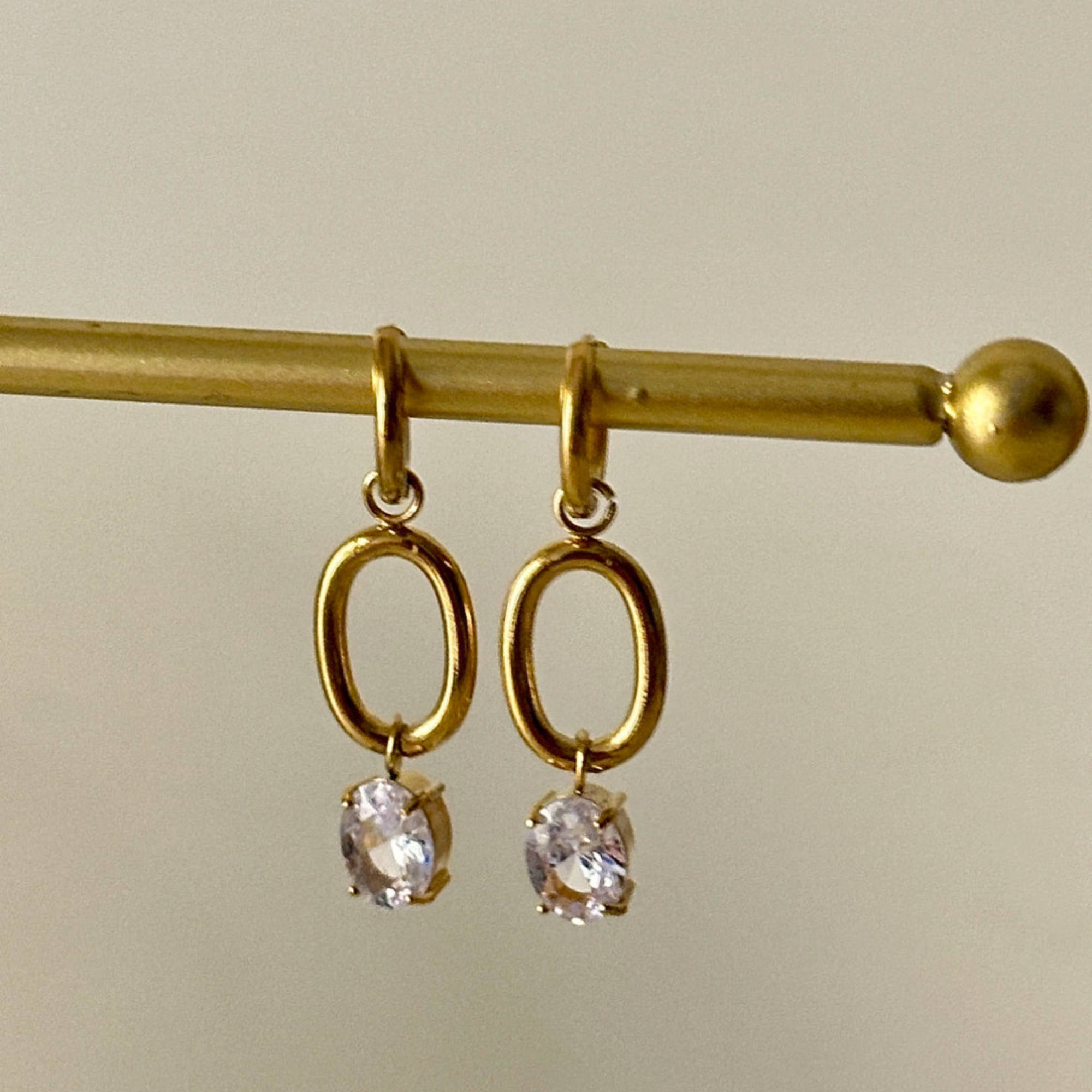 Zircon Drop Dangler