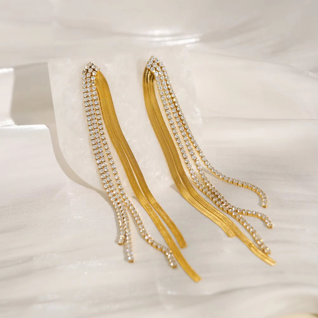 Celeste Drape Earrings