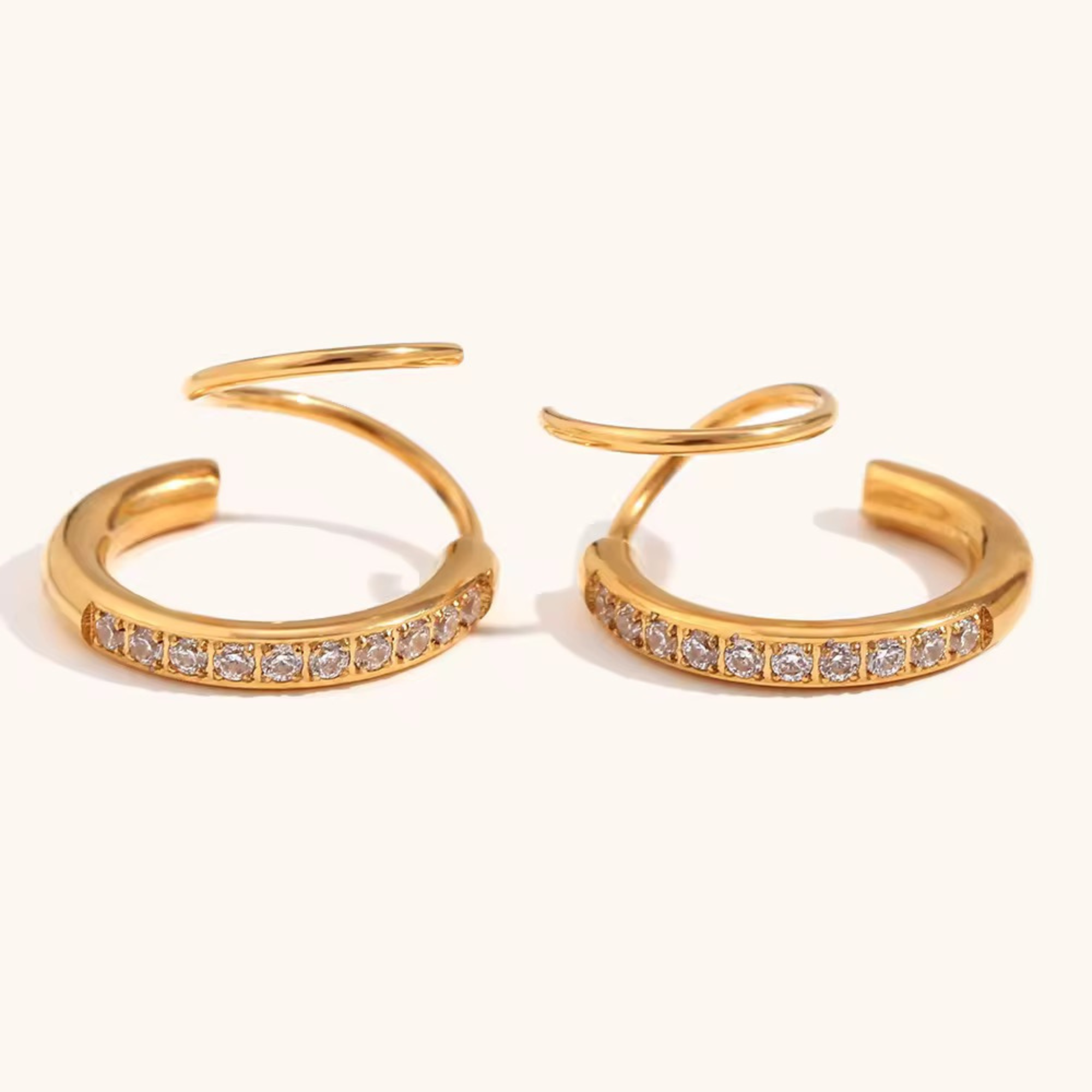 Twinkle Wrap Hoops