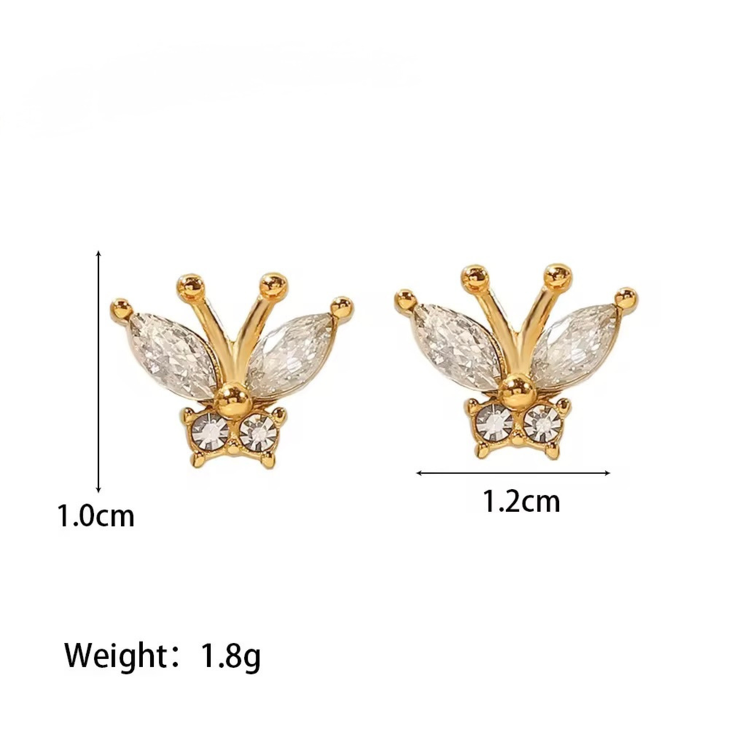 Vida Butterfly Studs