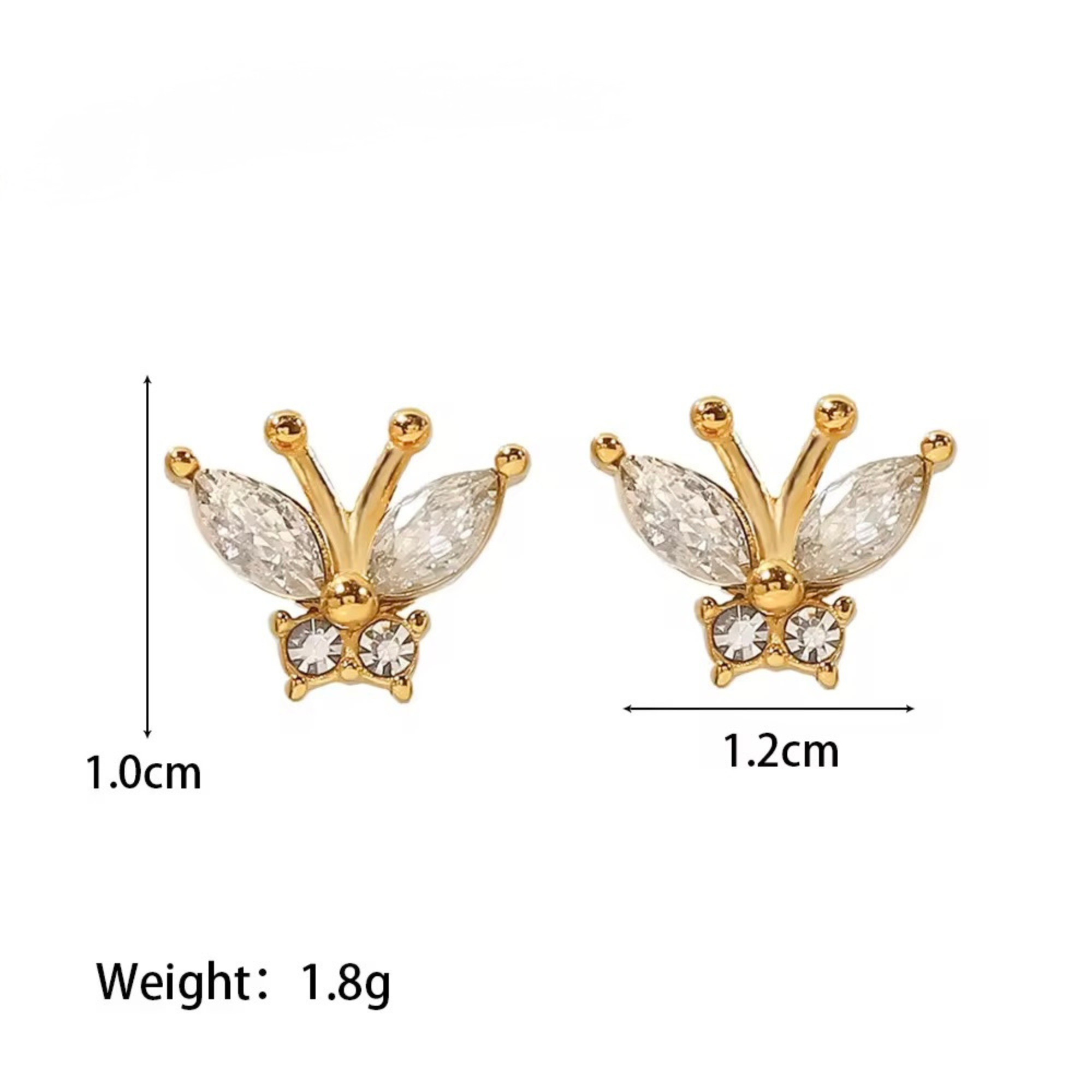 Vida Butterfly Studs