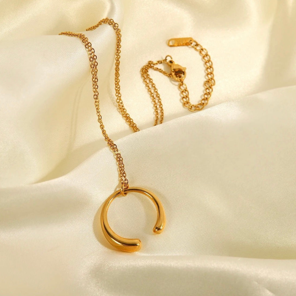 Kimberly Crescent Moon Necklace