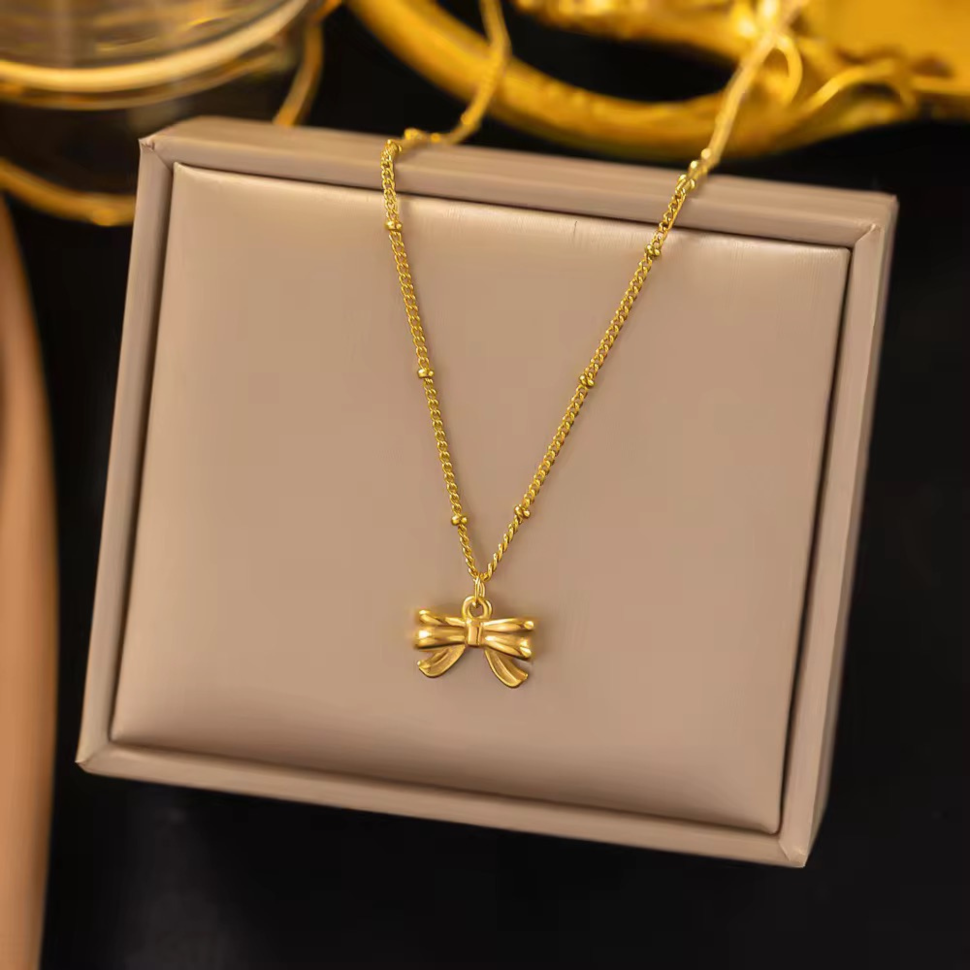 Mini Bow tie Necklace