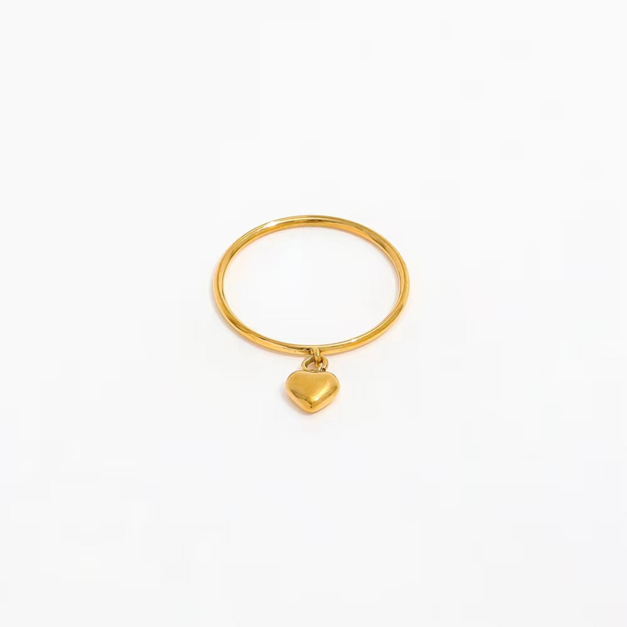 Heart Charm Ring