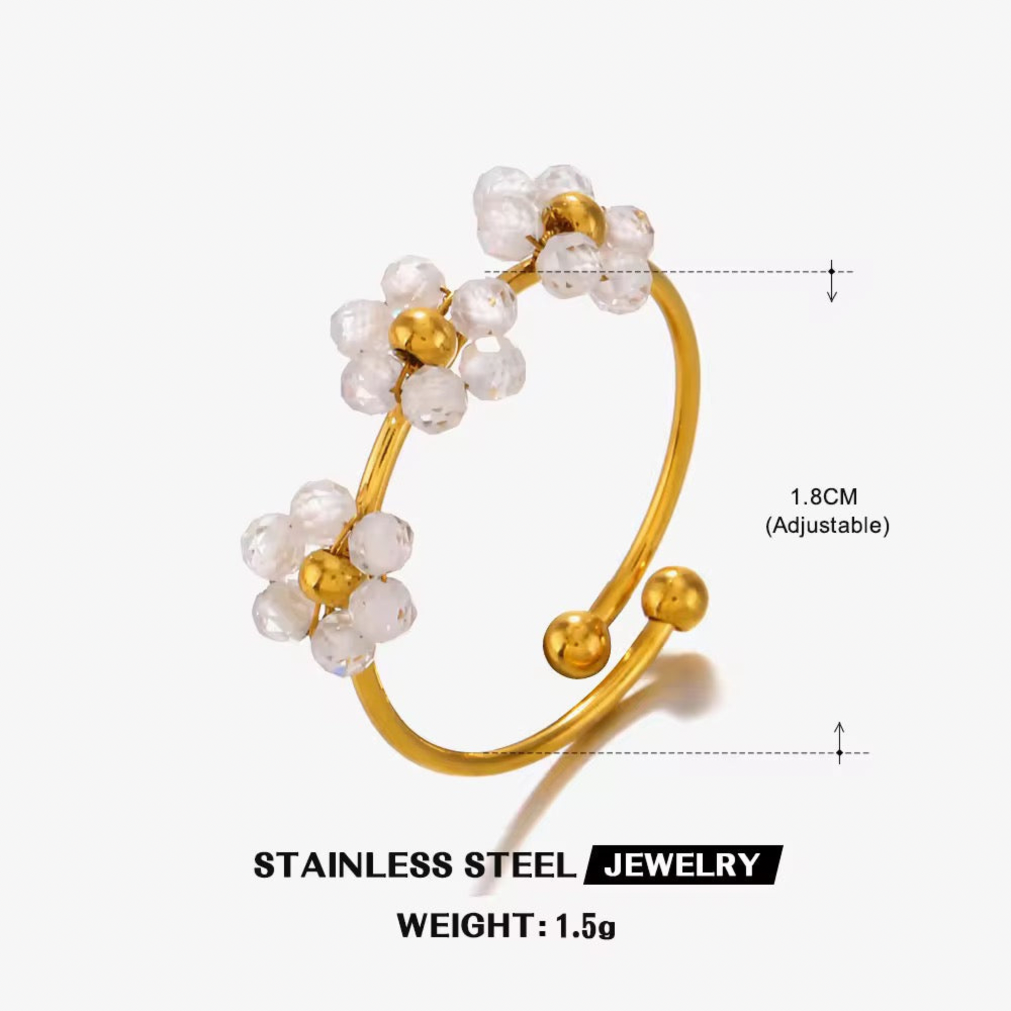 Delicate Daisy Ring