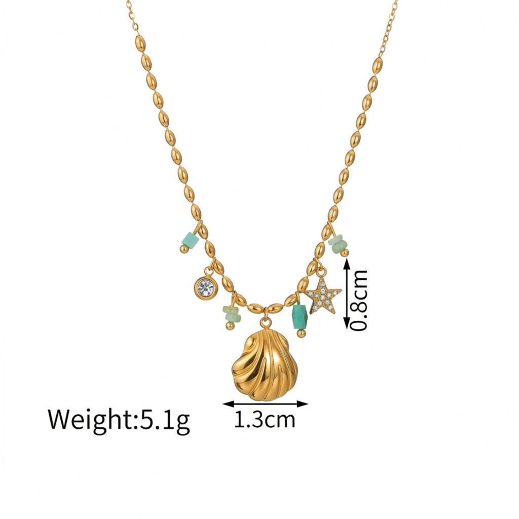 Ocean Muse Charm Necklace