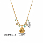 Ocean Muse Charm Necklace
