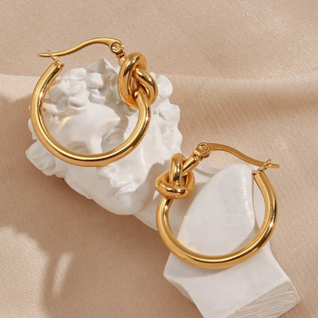 Elene Knot Hoops
