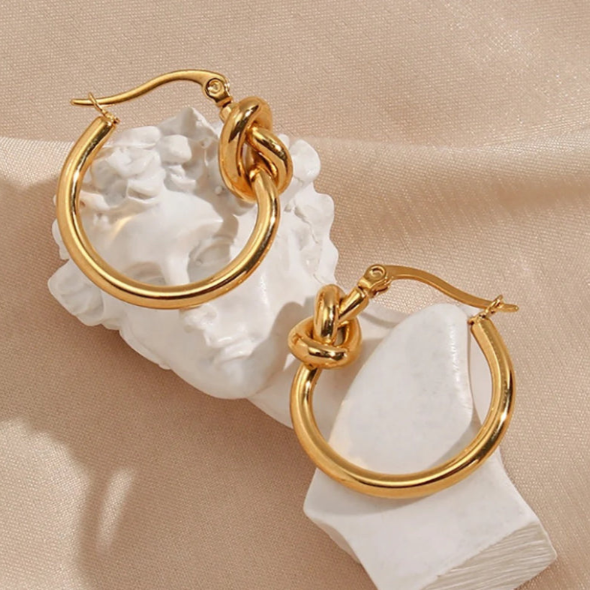Elene Knot Hoops