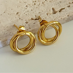 Spindle Gold Earrings