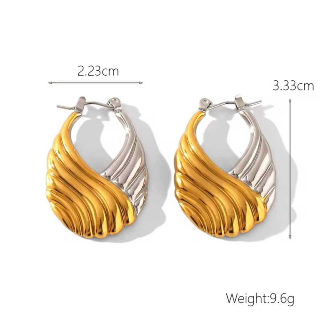 Luxe Wave Hoops