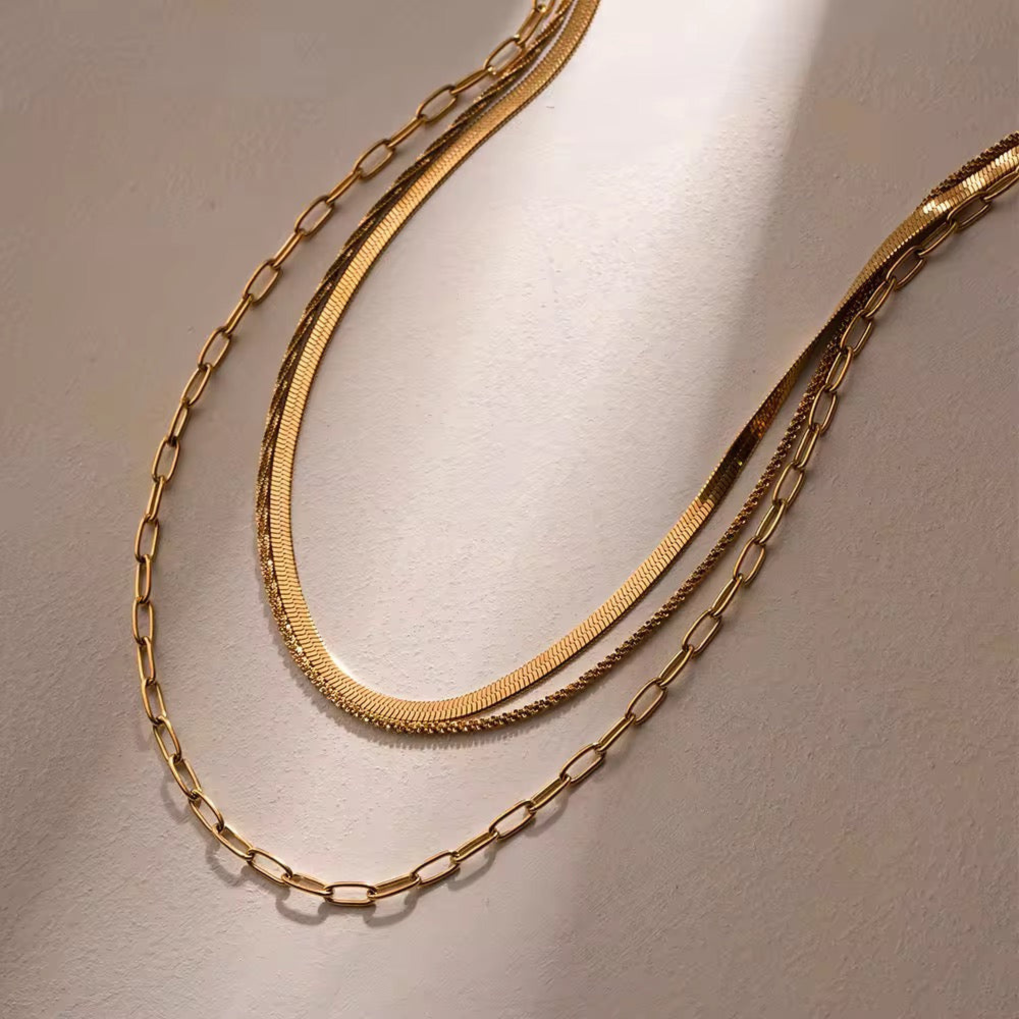 Triple Chain Necklace