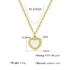 Jane Heart Necklace