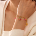 Cherry Charm Bracelet