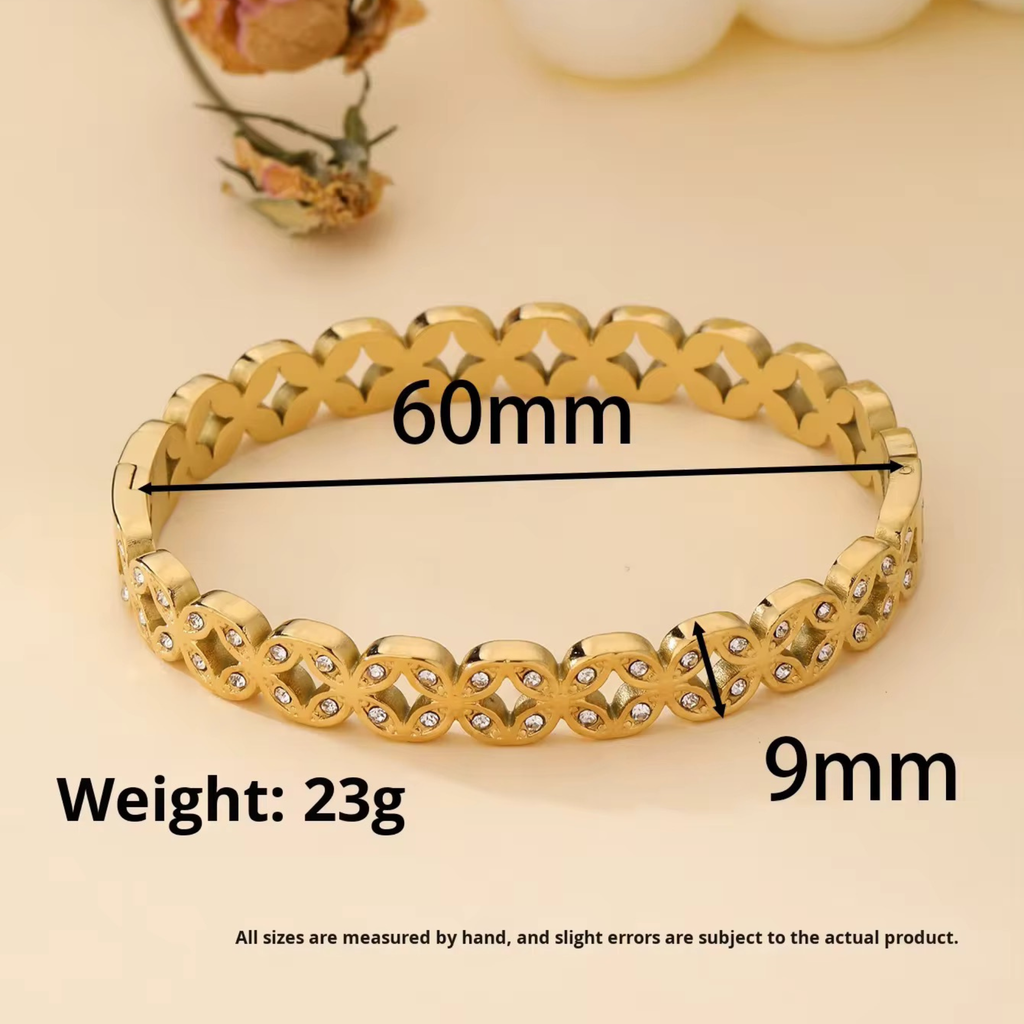Celeste Crystal Bangle
