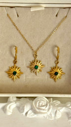 Zyora Necklace and Earrings Set
