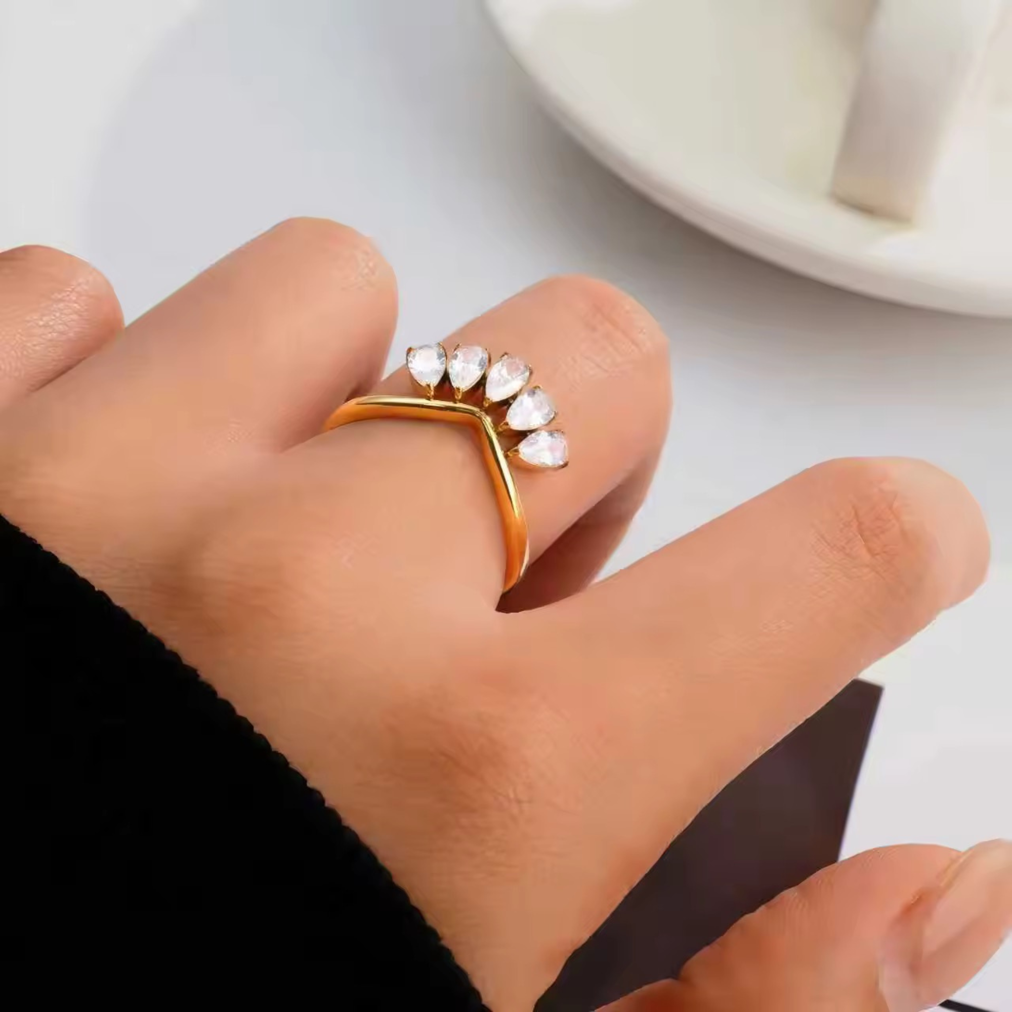 Celeste Crown Ring