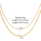 Twin Strand Aurum Necklace