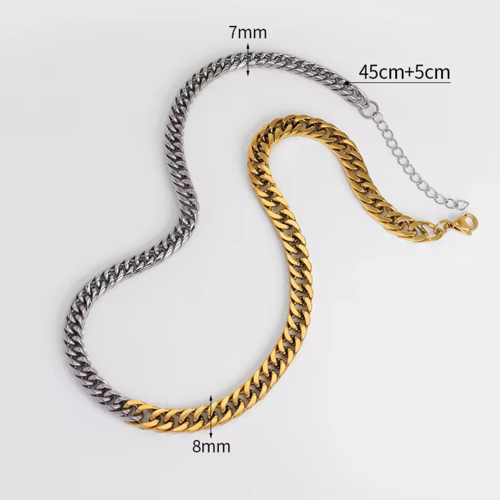 Kristen Half and Half Necklace