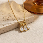 Teardrop Trio Necklace