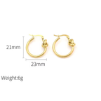 Elene Knot Hoops