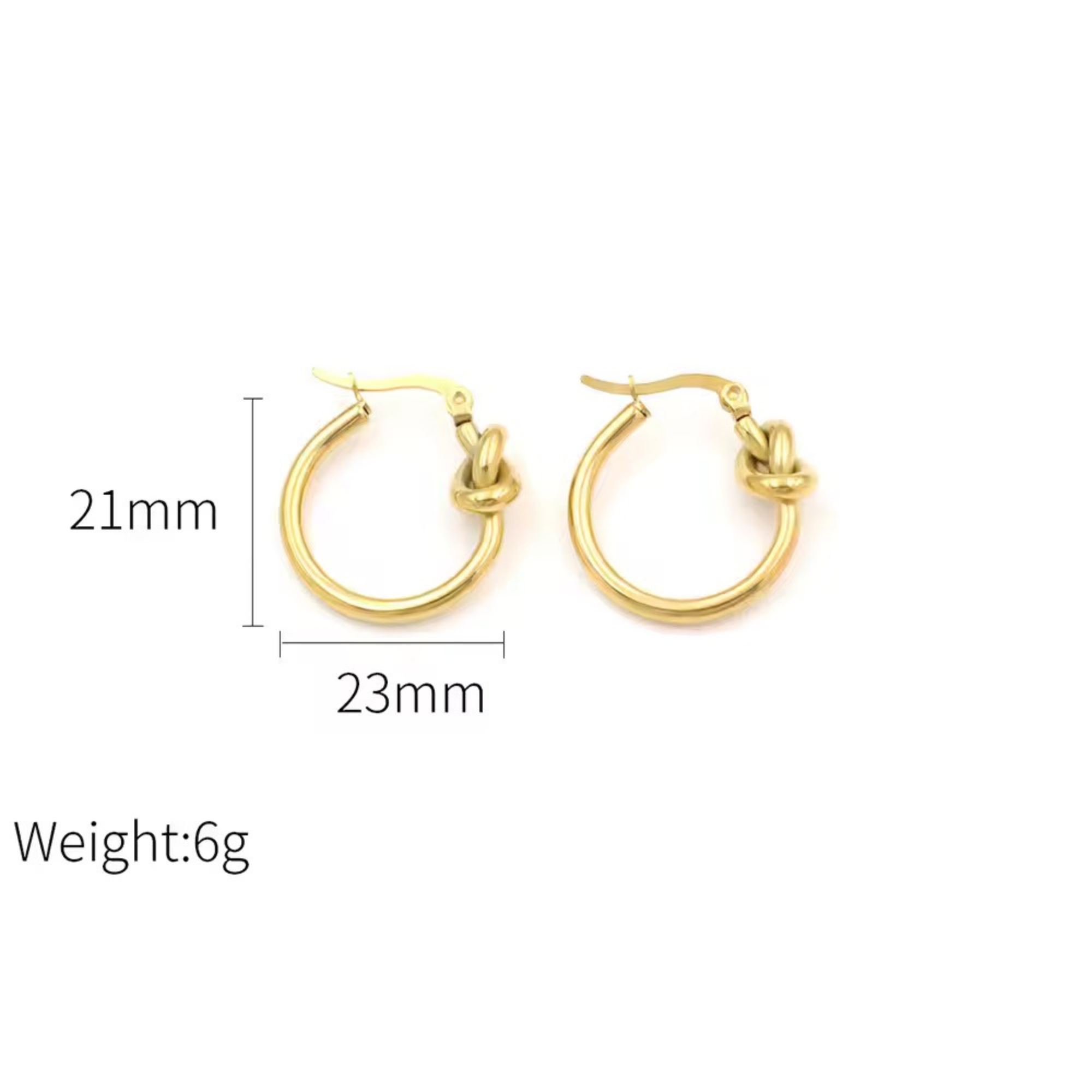 Elene Knot Hoops