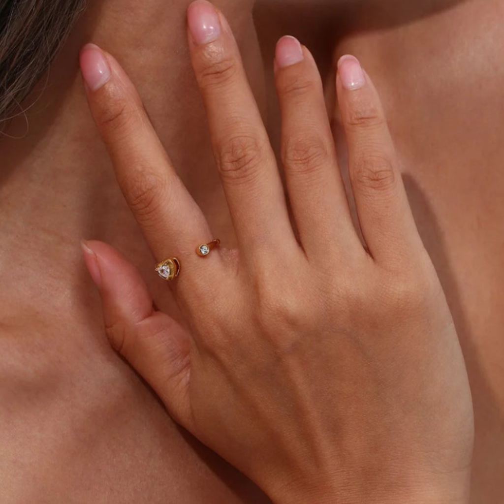 Tessa Heart Ring￼