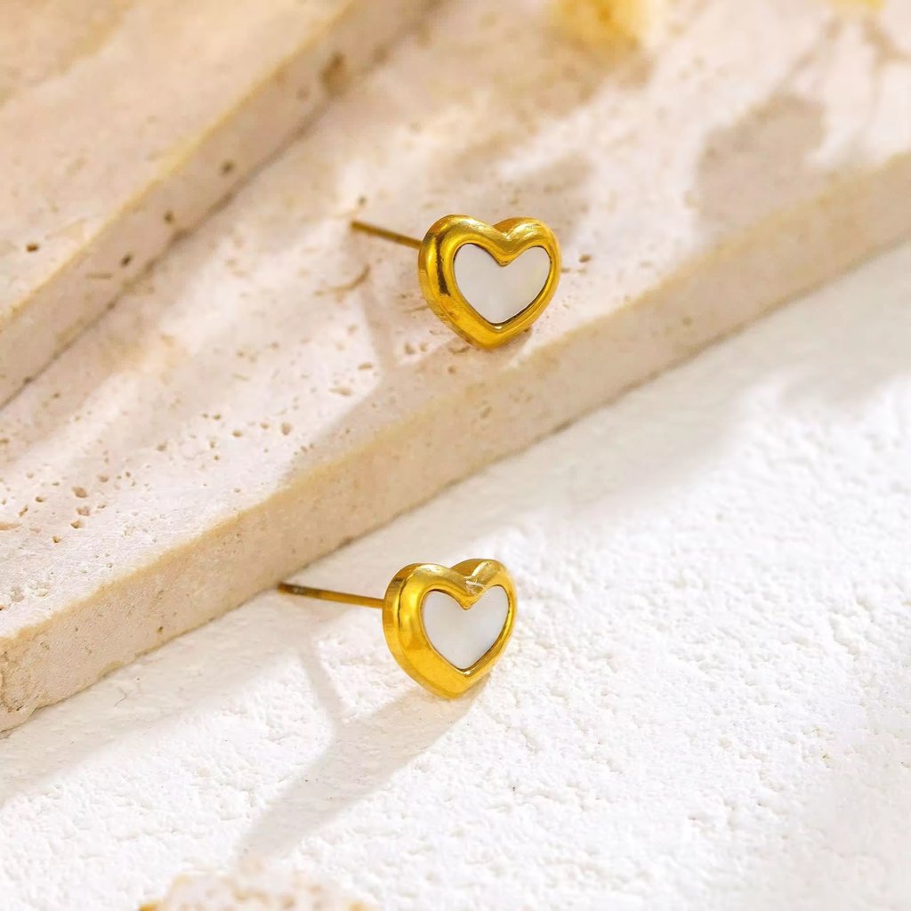 Destiny Heart Studs