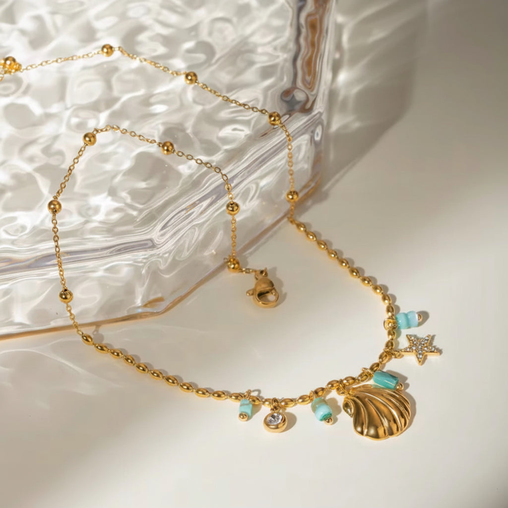 Ocean Muse Charm Necklace