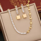 Cubella Set ( Necklace and Earrings)