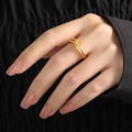 Knotty Adjustable Ring