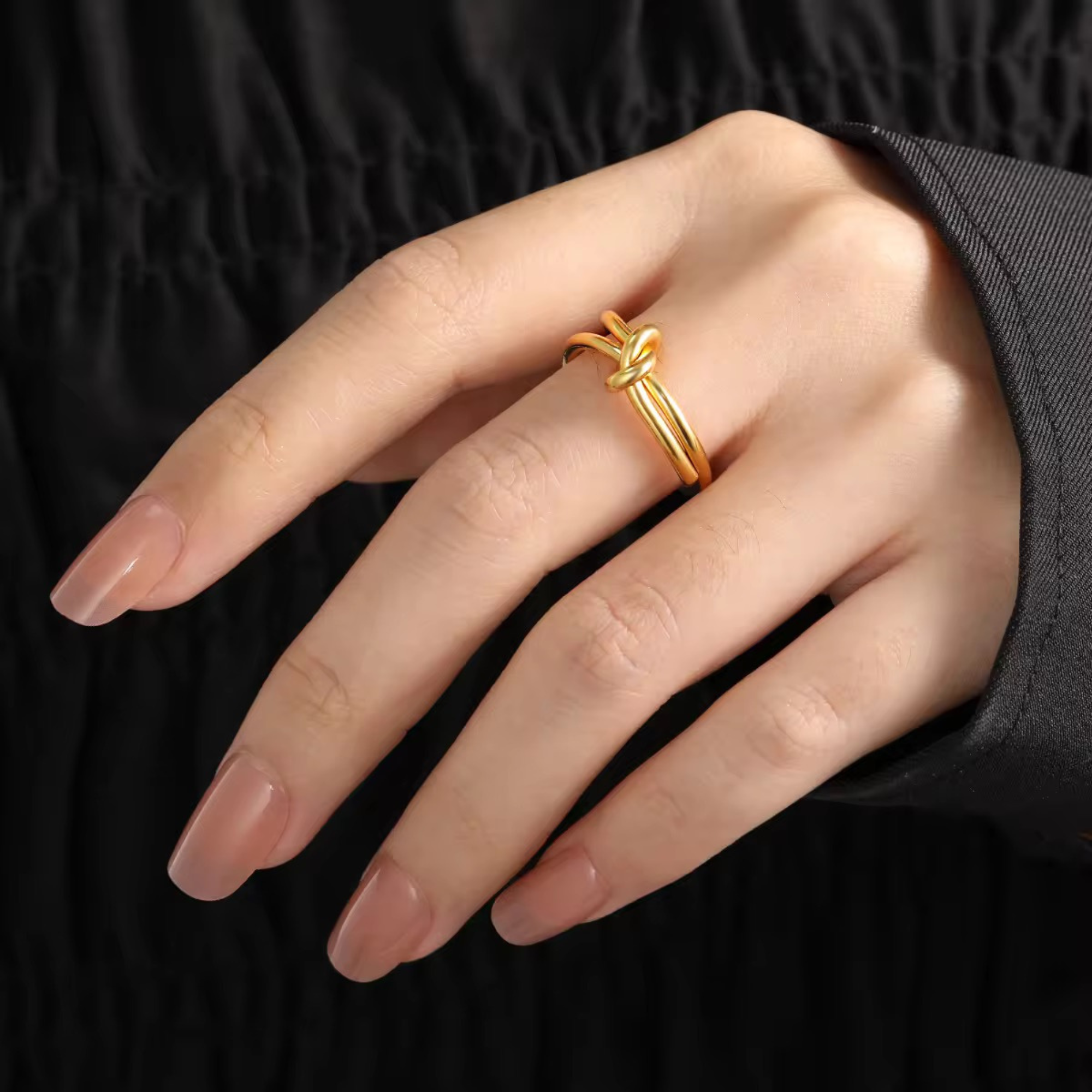 Knotty Adjustable Ring