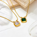 Square Signet Necklace