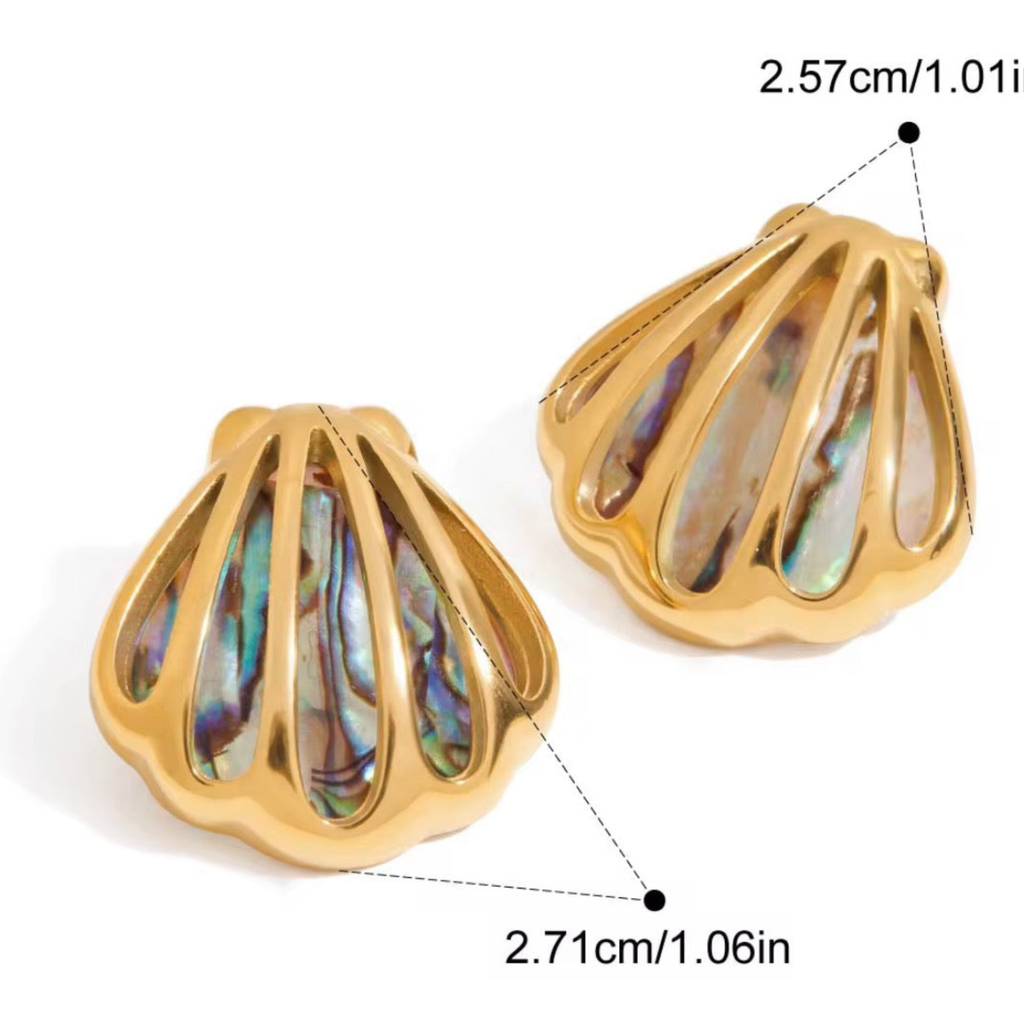 Abalone Shell Studs