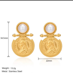 Legacy Coin Earrings