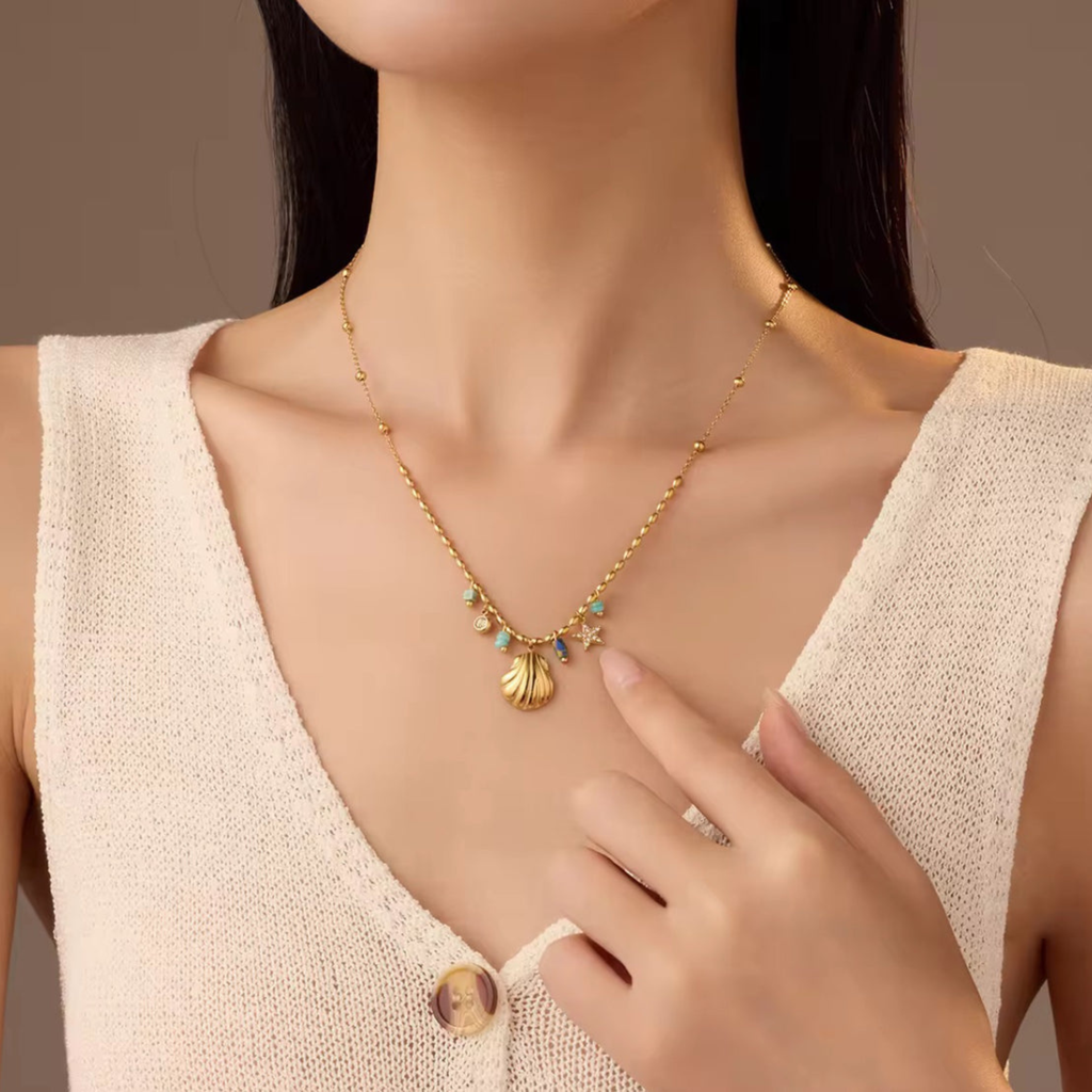 Ocean Muse Charm Necklace