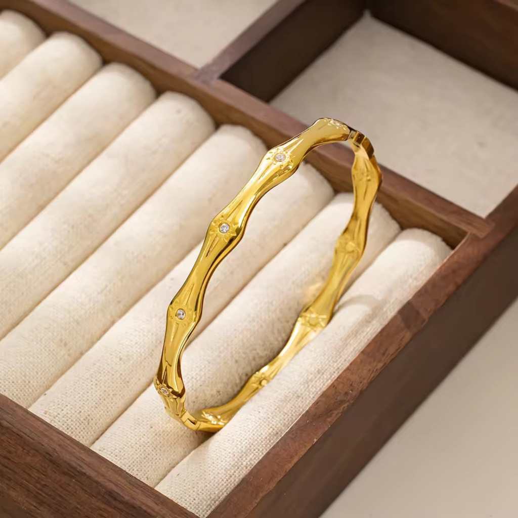 Waves Of Gold Bracelet
