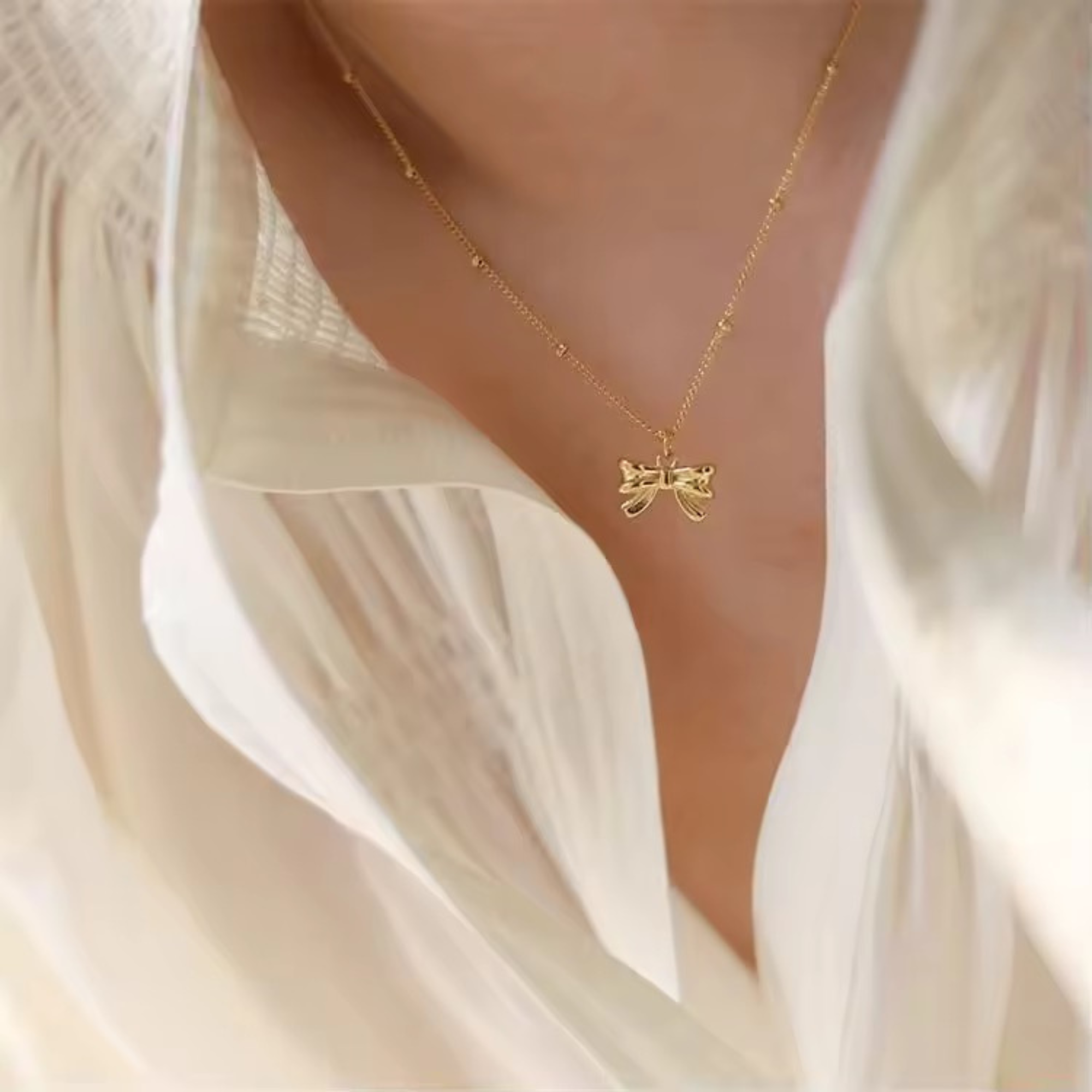Mini Bow tie Necklace