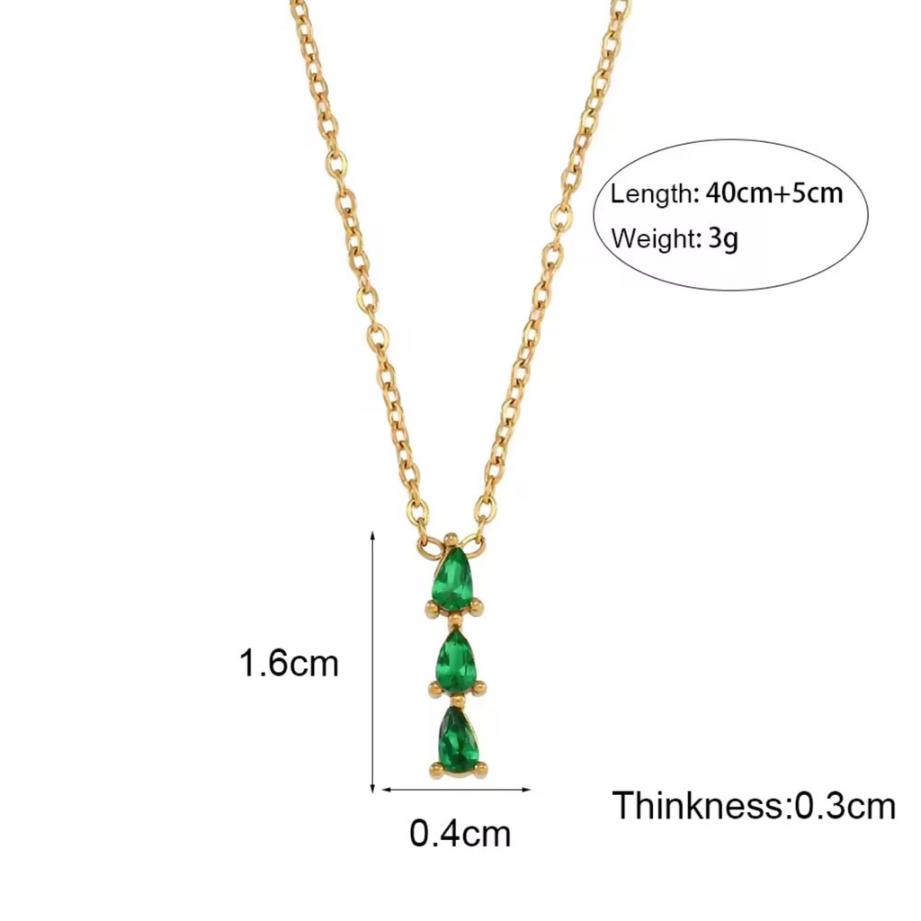 Bonnie Crystal Drop Necklace