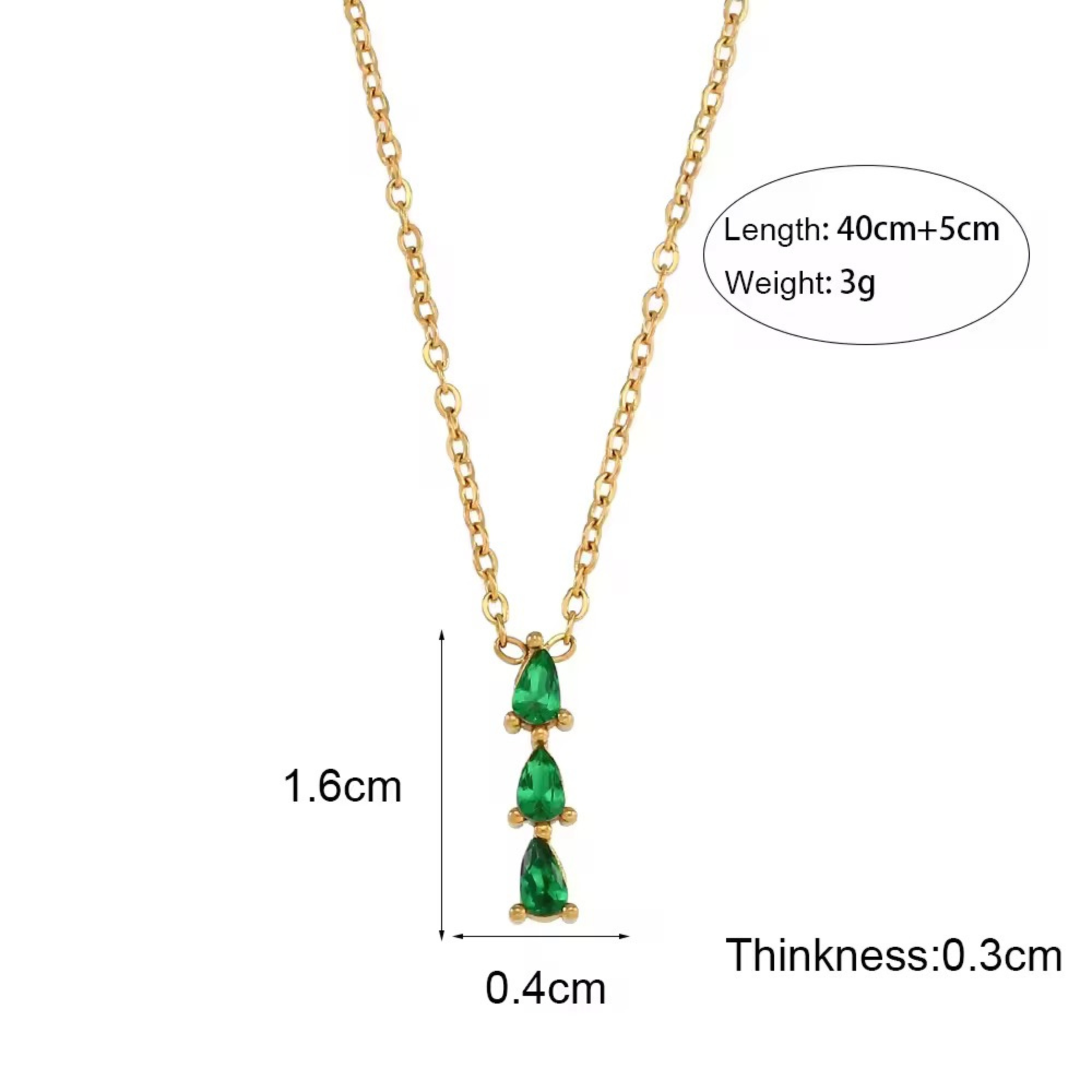 Bonnie Crystal Drop Necklace