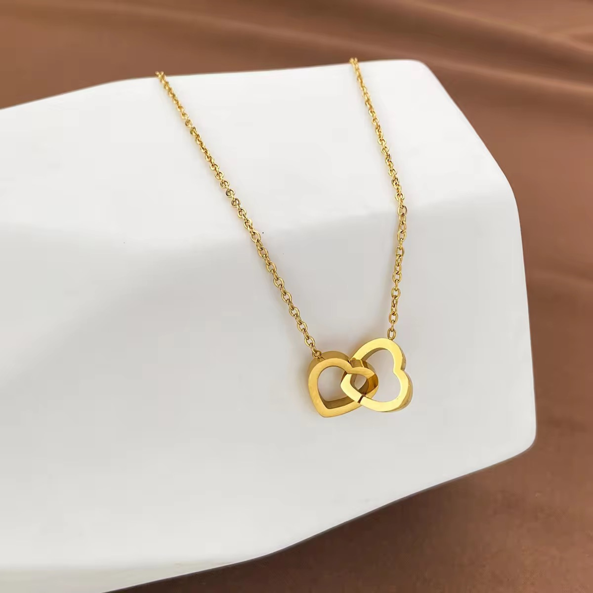 Entwined Hearts Necklace