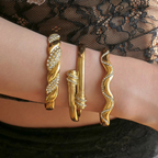 Twisted Crystal Bangle