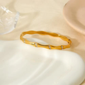 Waves Of Gold Bracelet